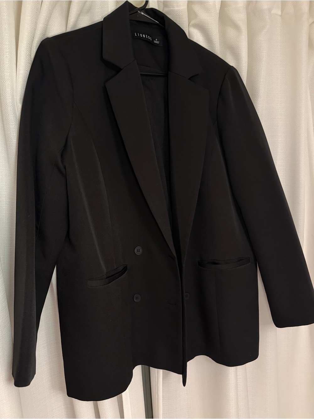 LIONESS Oversized Black Blazer